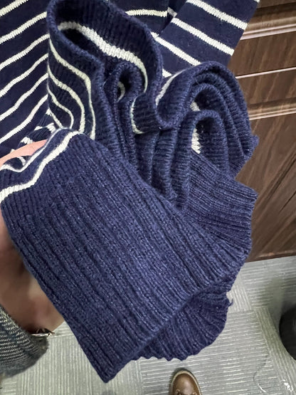 striped navy sweater by RRL
