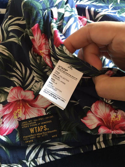 wtaps floral reversible team jacket