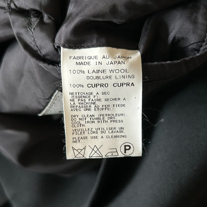 yohji yamamoto black tailored suit jacket