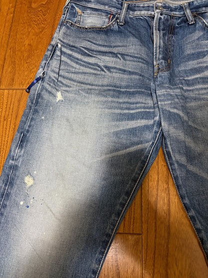 Vanquish & Fragment Washed Lightning Jeans