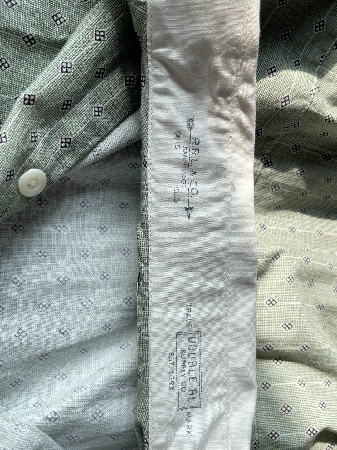 RRL Men's Dress Shirt Size S