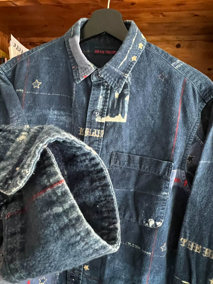 blue blue japan limited edition dyed shirt