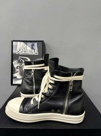 Rick Owens Leather Sneakers