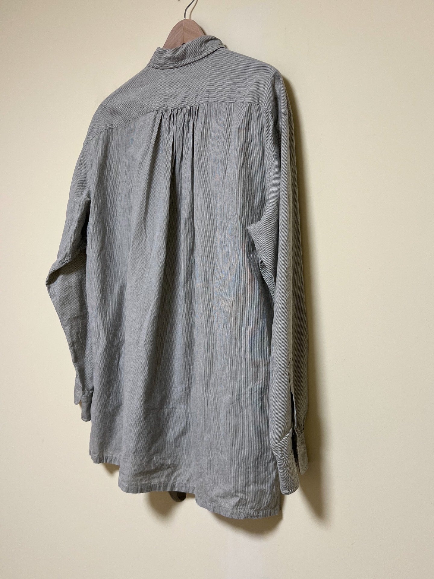 Porter Classic Wide Pocket Stripe Shirt