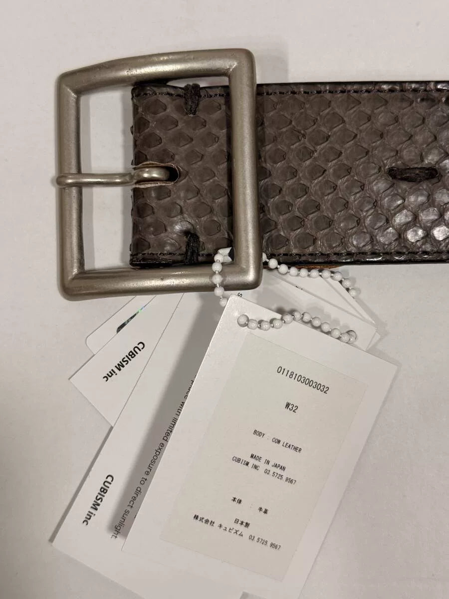 visvim Python 45mm DK.Brown Belt