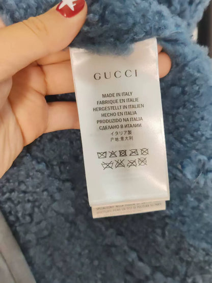 Gucci Distressed Leather Jacket for Sale