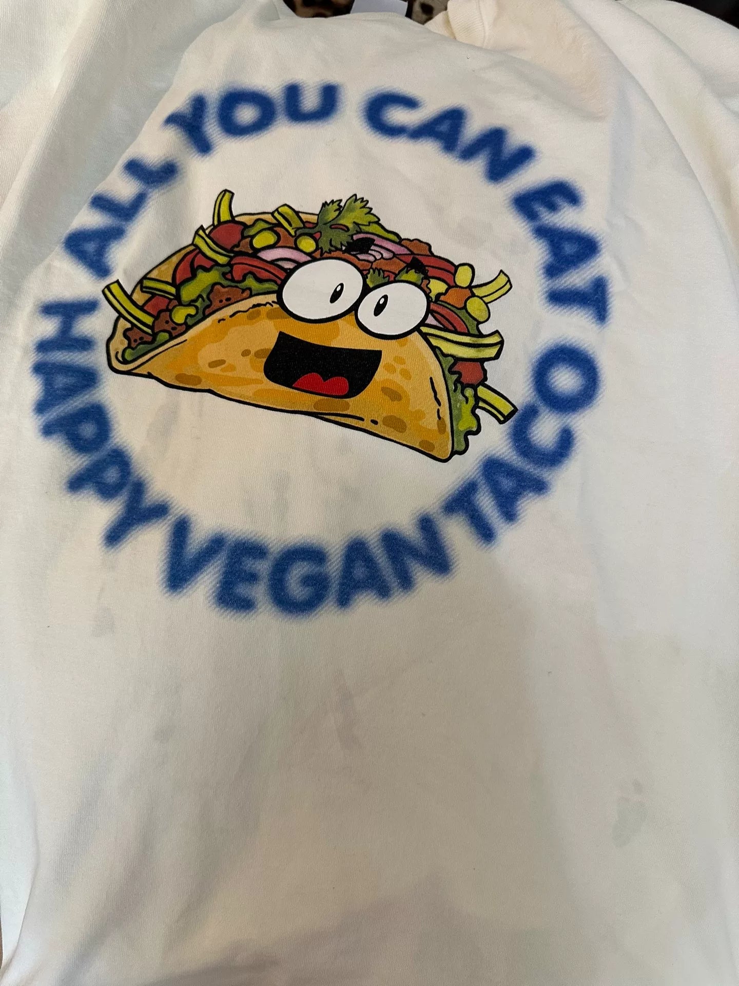 vegan taco short sleeve t-shirt