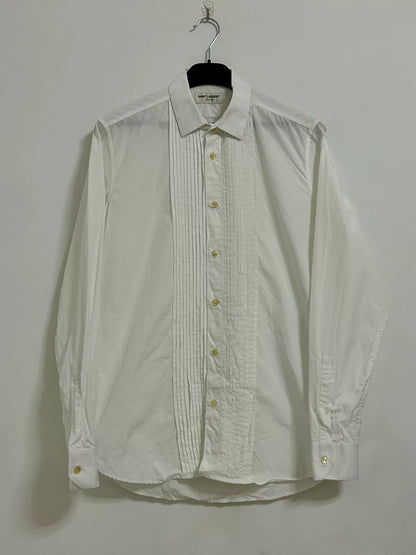 Saint Laurent Paris Hedi Slimane White Shirt