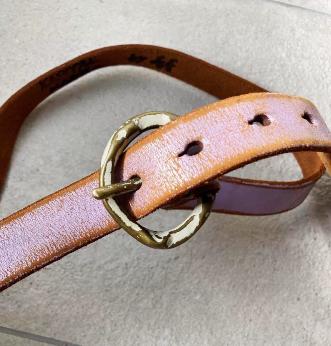 Early Edition Kapital Narrow Strap Belt