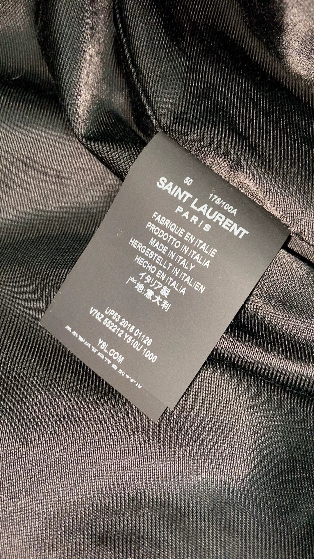 Saint Laurent Men's Beaded Studded Jacket