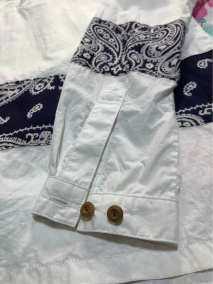 visvim KERCHIEF BORDER TUNIC SHIRT