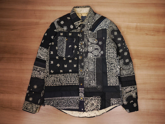 Visvim ICT Kerchief Down Jacket Black