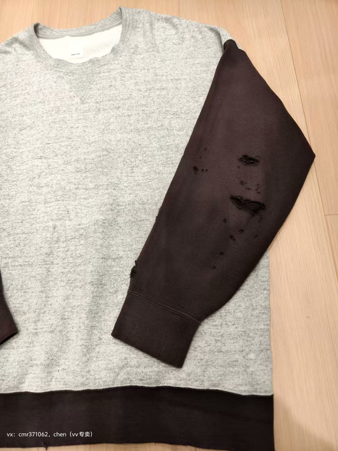 VISVIM 20SS JUMBO SWEAT L/S CRASH
