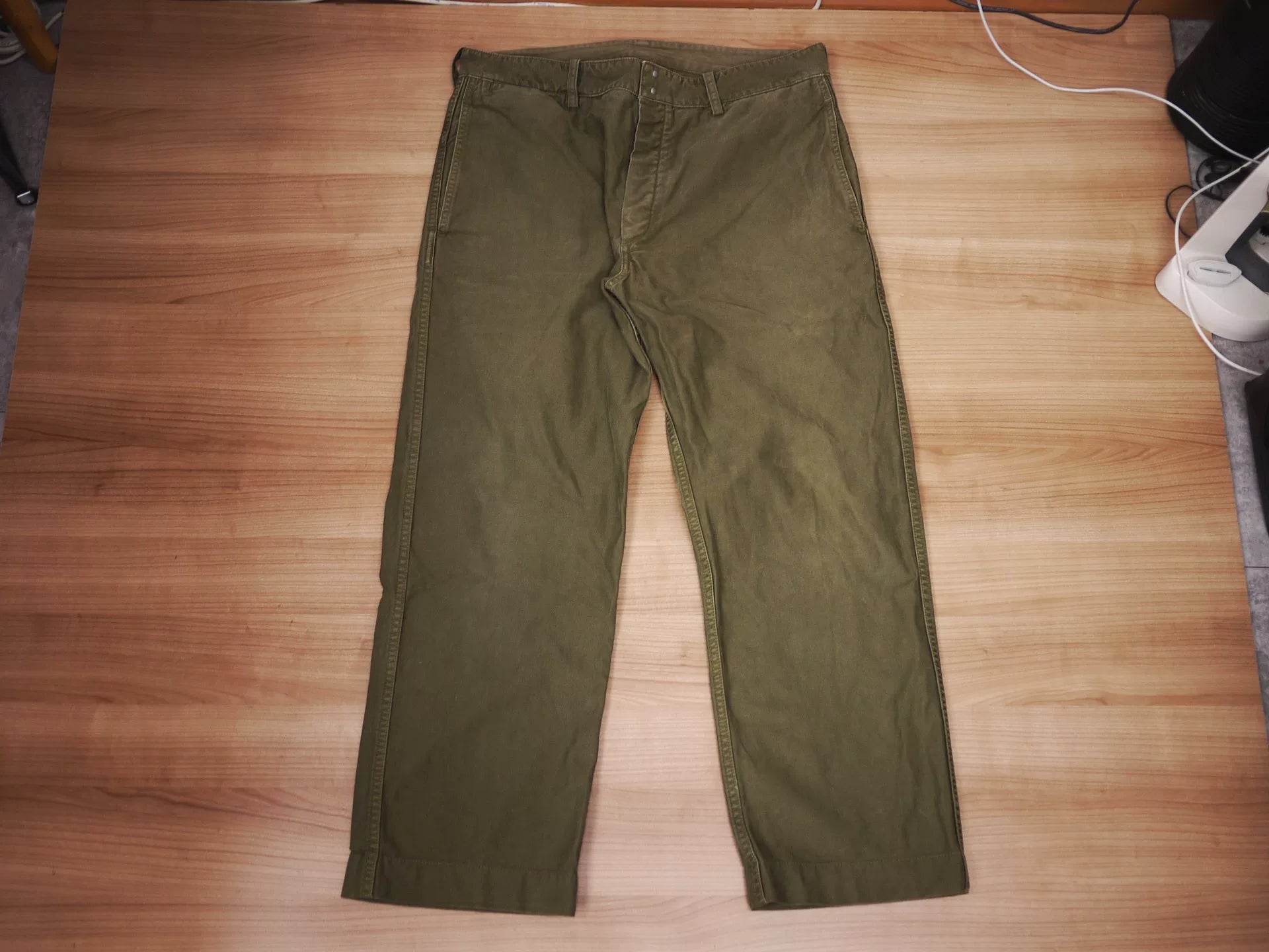 visvim pastoral pants olive green chinos