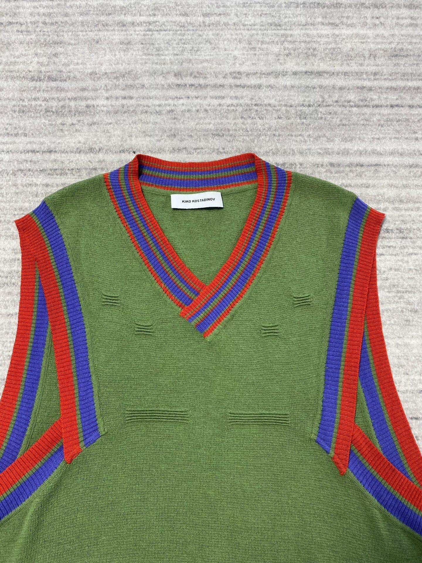 kiko kostadinov dorset knit vest