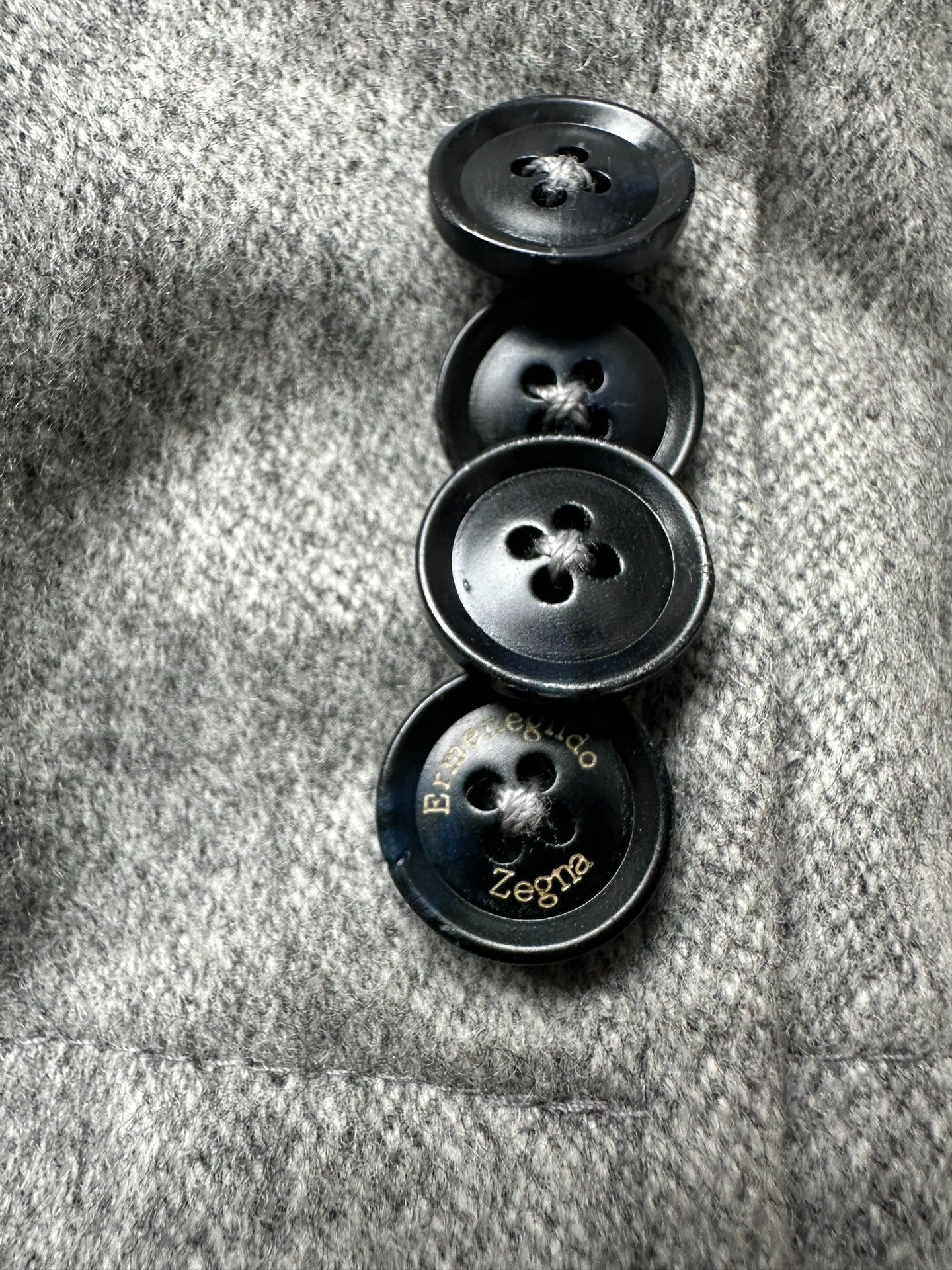 gray wool blazer by Ermenegildo Zegna