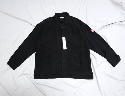cav empt black big shirt outerwear jacket