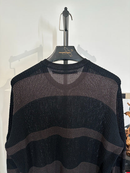 Julius_7 Knit Striped Pullover Sweater