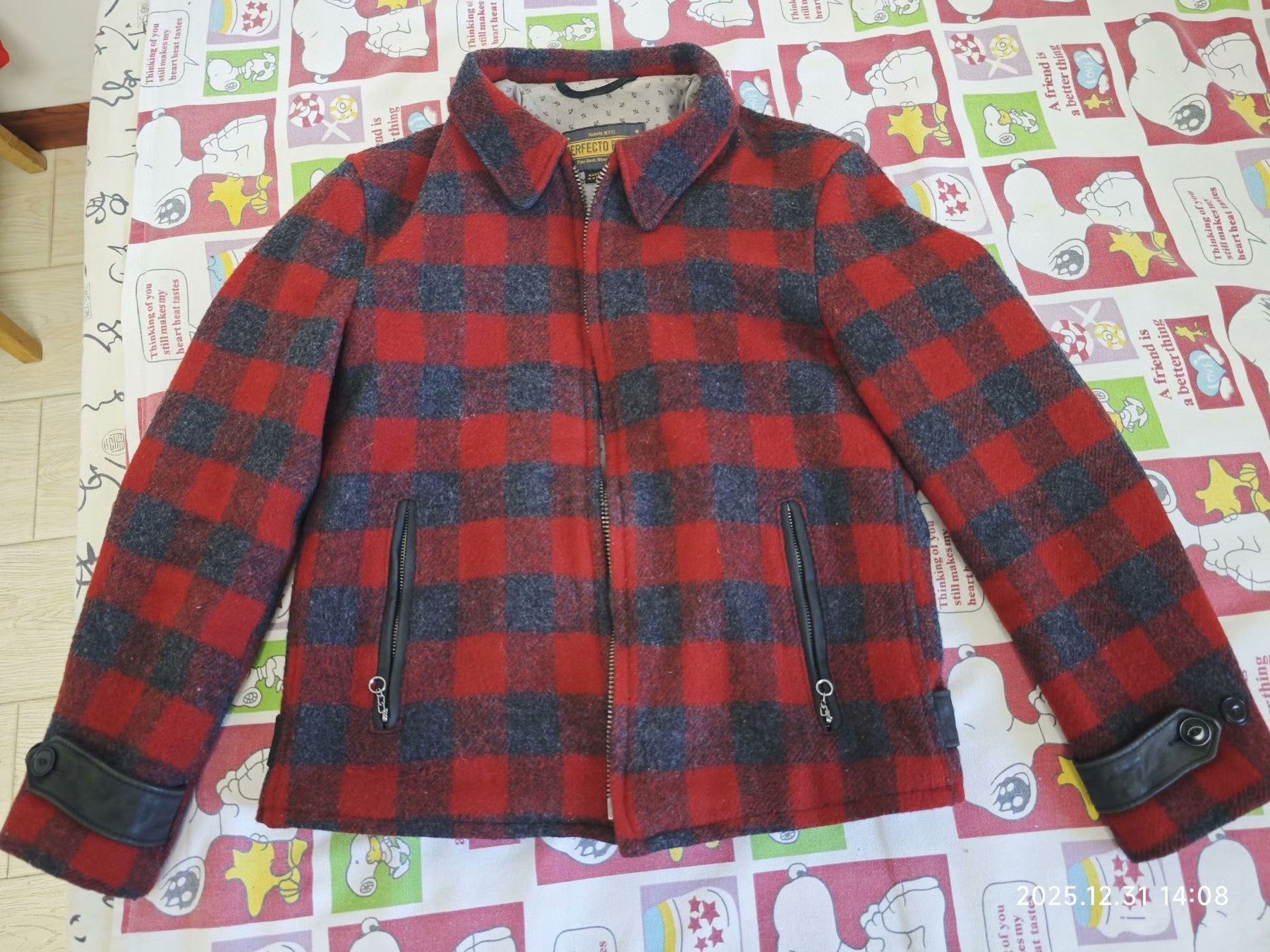 Schott P731 Limited Wool Leather Jacket