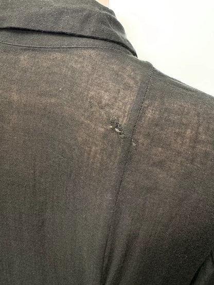 Yohji Yamamoto Ripped Tie Shirt