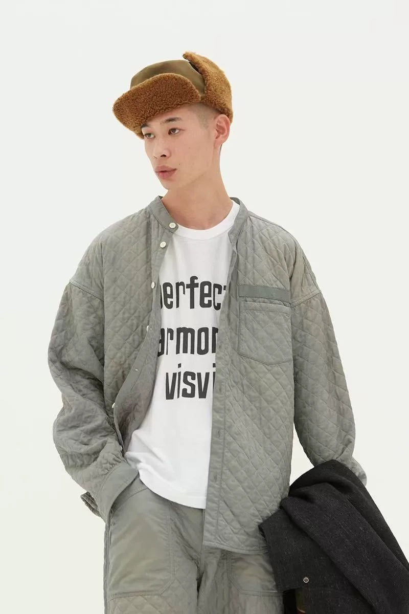 VISVIM 2024 Olive Green Quilted Shirt