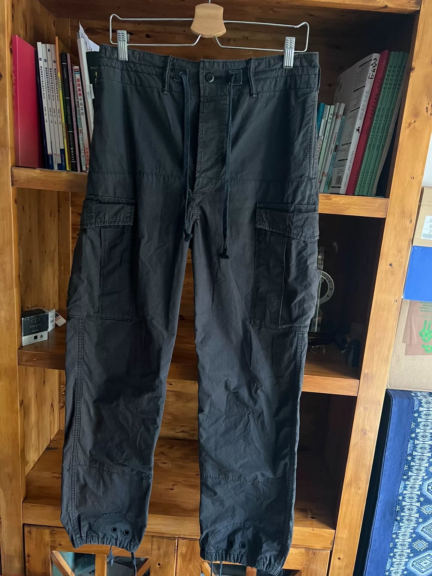 classic double rl cotton-blend cargo pants