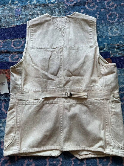 rrl distressed hunting style vest