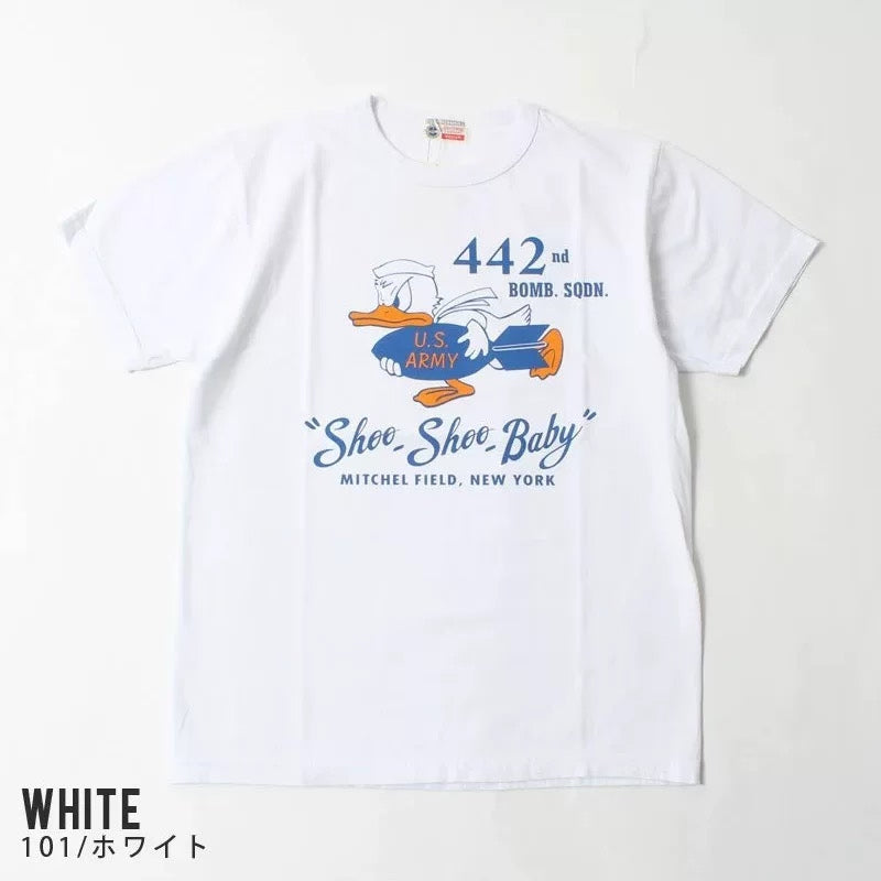 Buzz Rickson's Donald Duck Bombing Sqn Cotton T-shirt