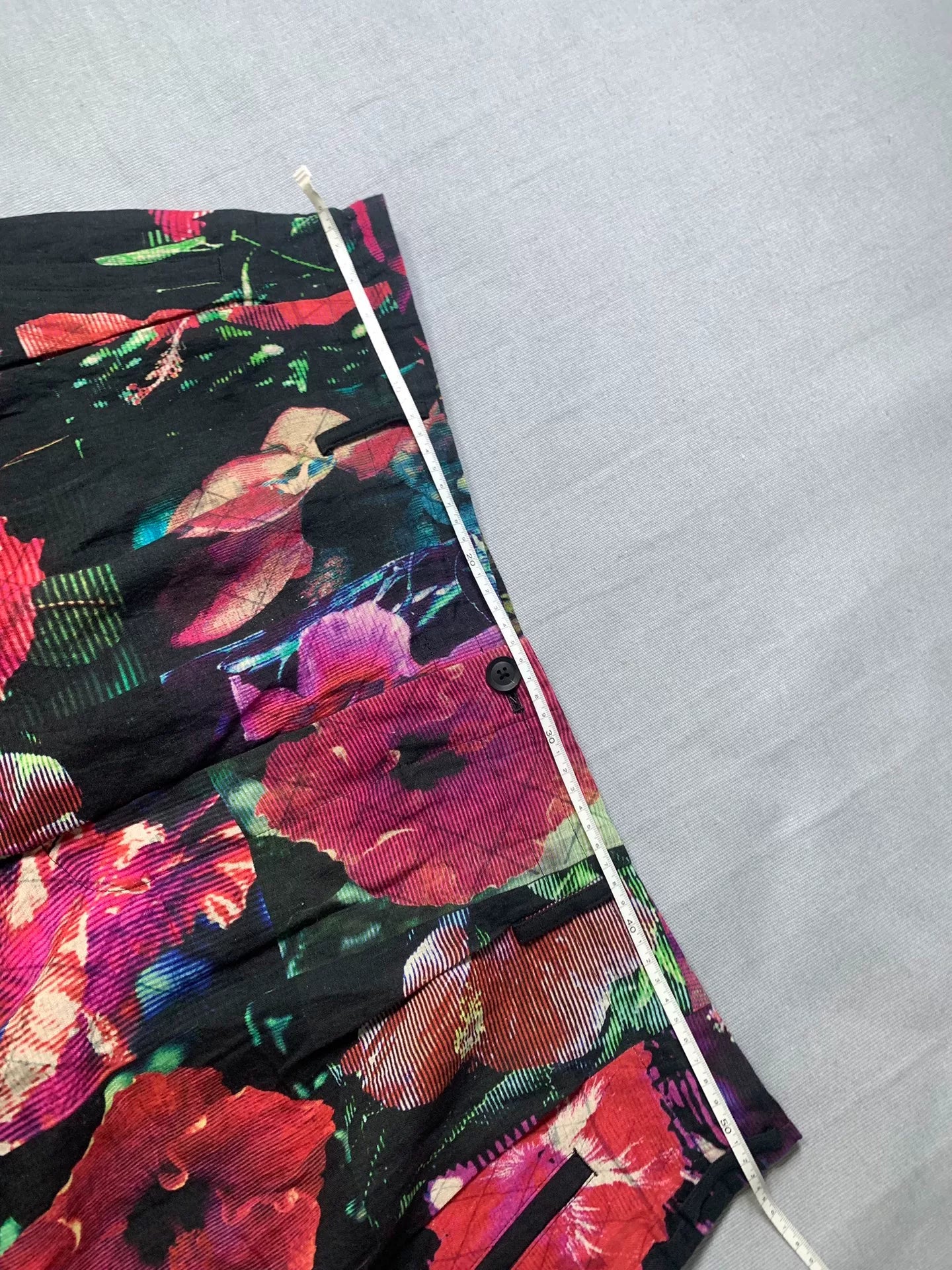 Yohji Yamamoto 22SS Floral Cropped Pants