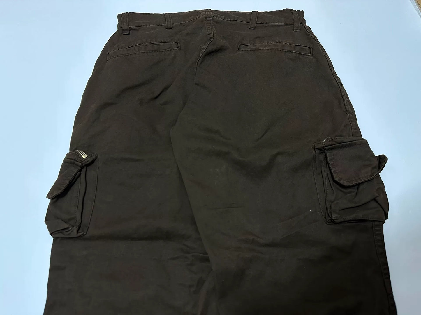 brown cargo pants made in usa