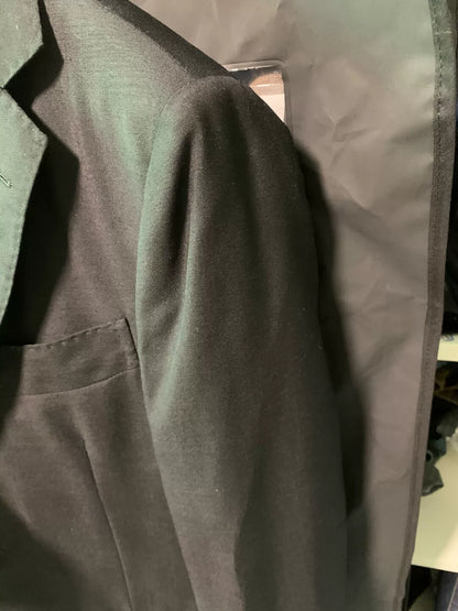 black italian tailored suit size 46