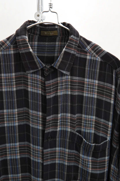 Y's for men Yohji Yamamoto 90s Rayon Plaid Shirt