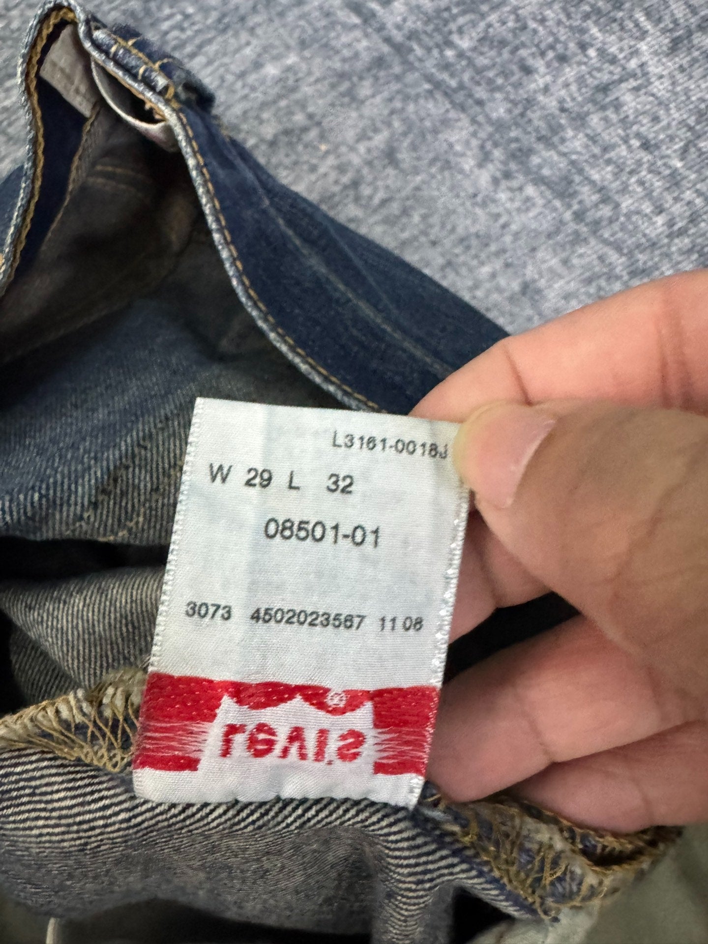 Vintage Levis 08501 Washed Jeans