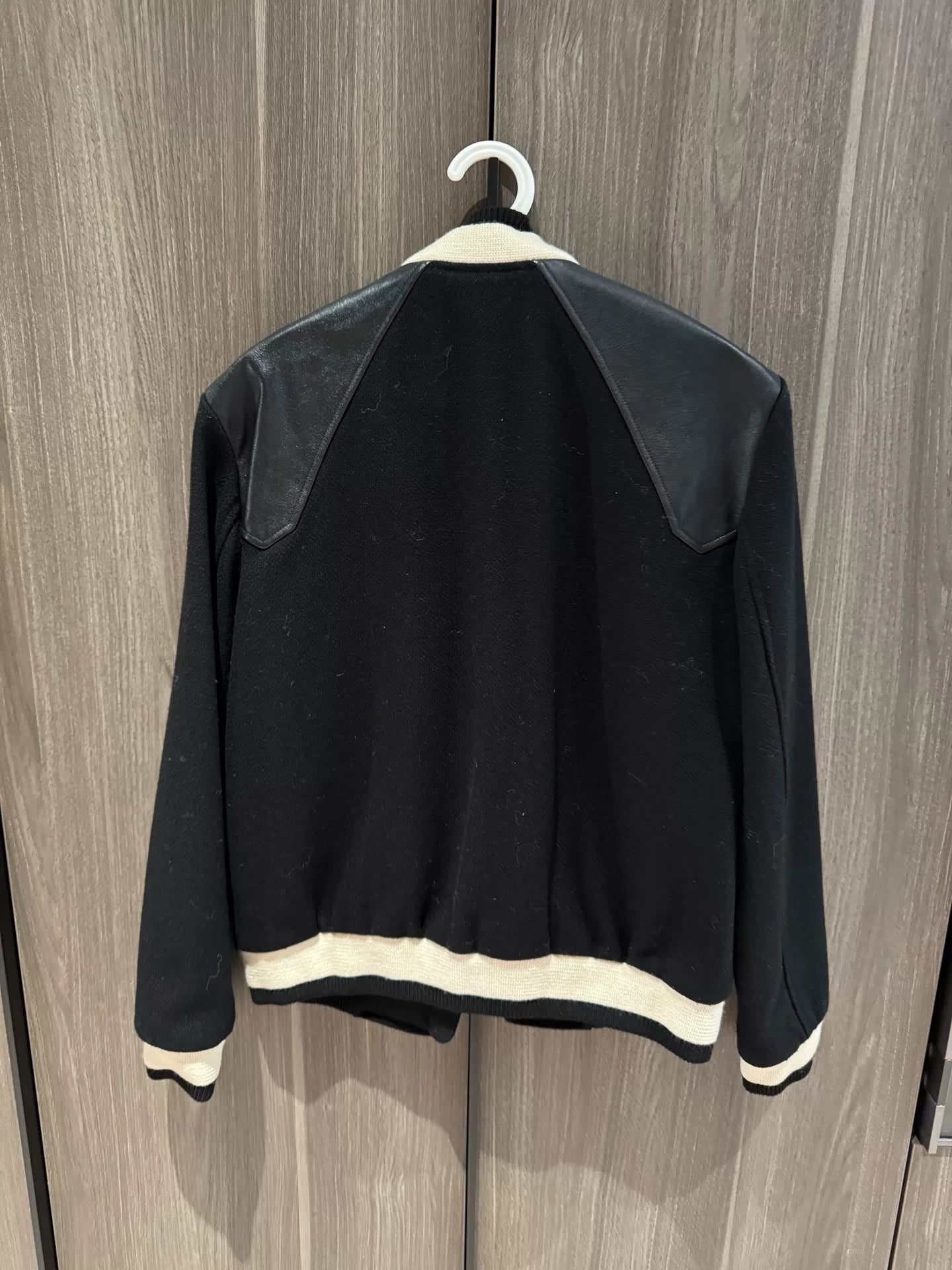 Saint Laurent Wool Baseball Jacket Size 48