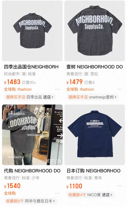 NEIGHBORHOOD 25SS Dolman Sleeve Shirt