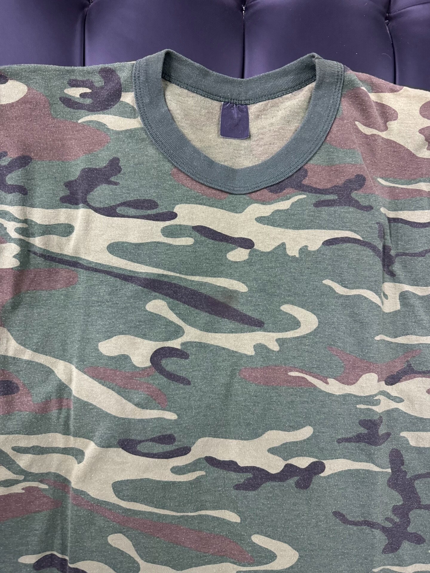 vintage Camouflage Short Sleeve Tee 1990s