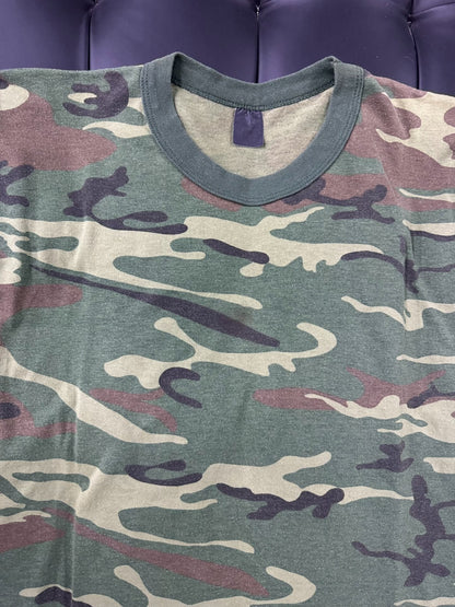 vintage Camouflage Short Sleeve Tee 1990s