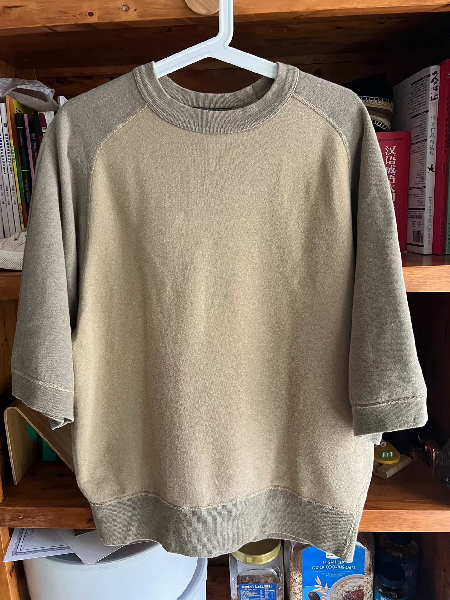 Nigel Cabourn Vintage Three-Quarter Sleeve Sweatshirt