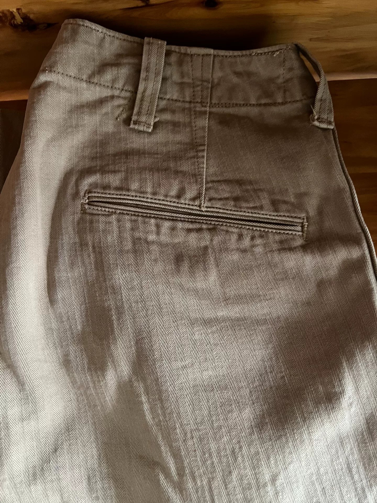 vintage khaki military style pants