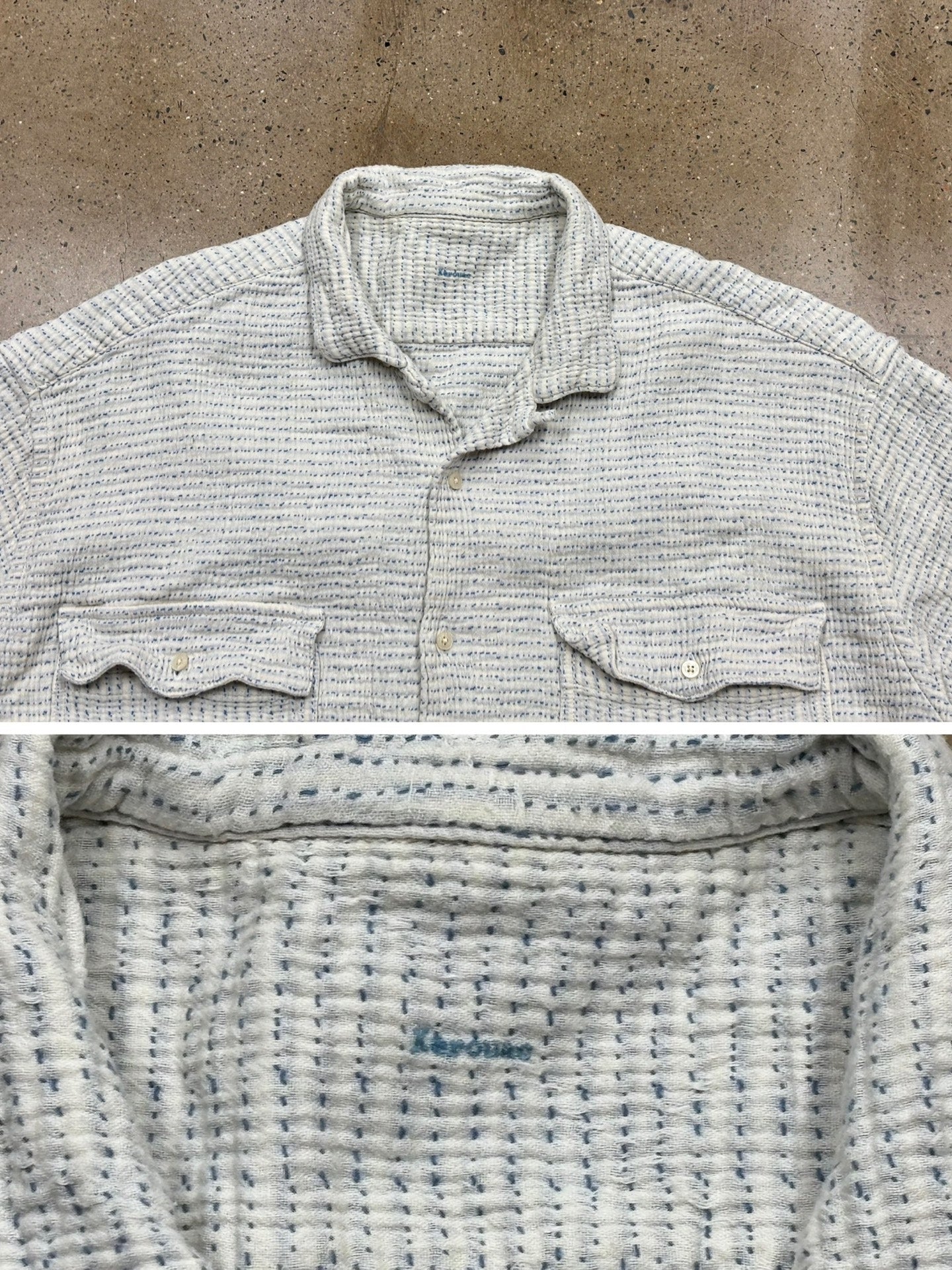 Porter Classic Kendo Sashiko Short-Sleeve Shirt