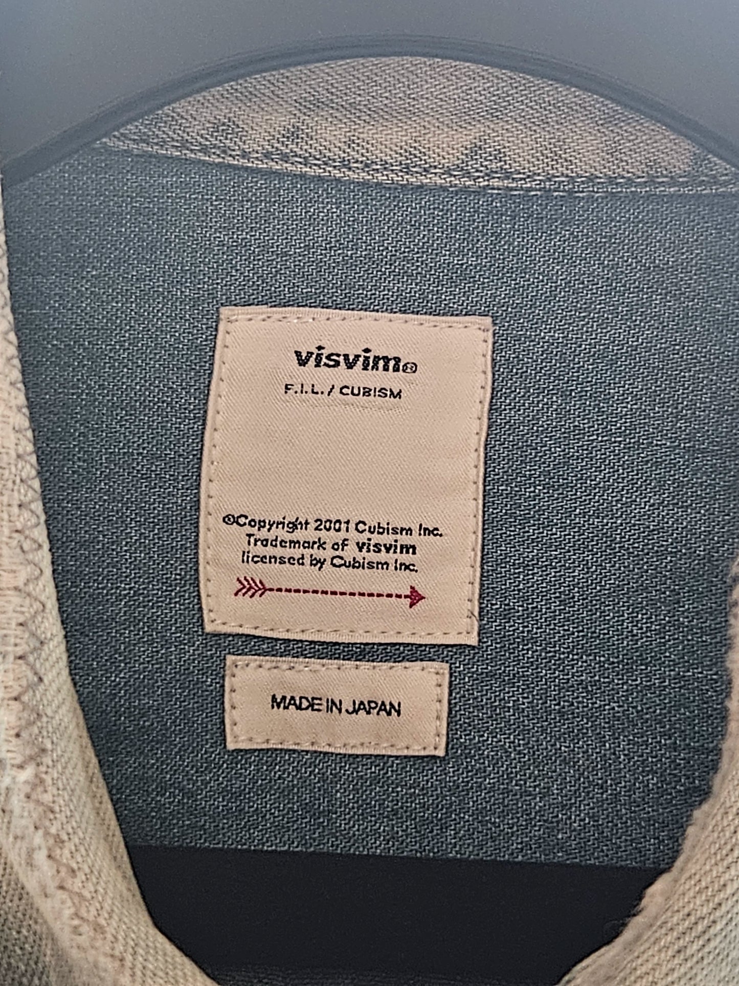 Visvim Light Blue Distressed Denim Shirt