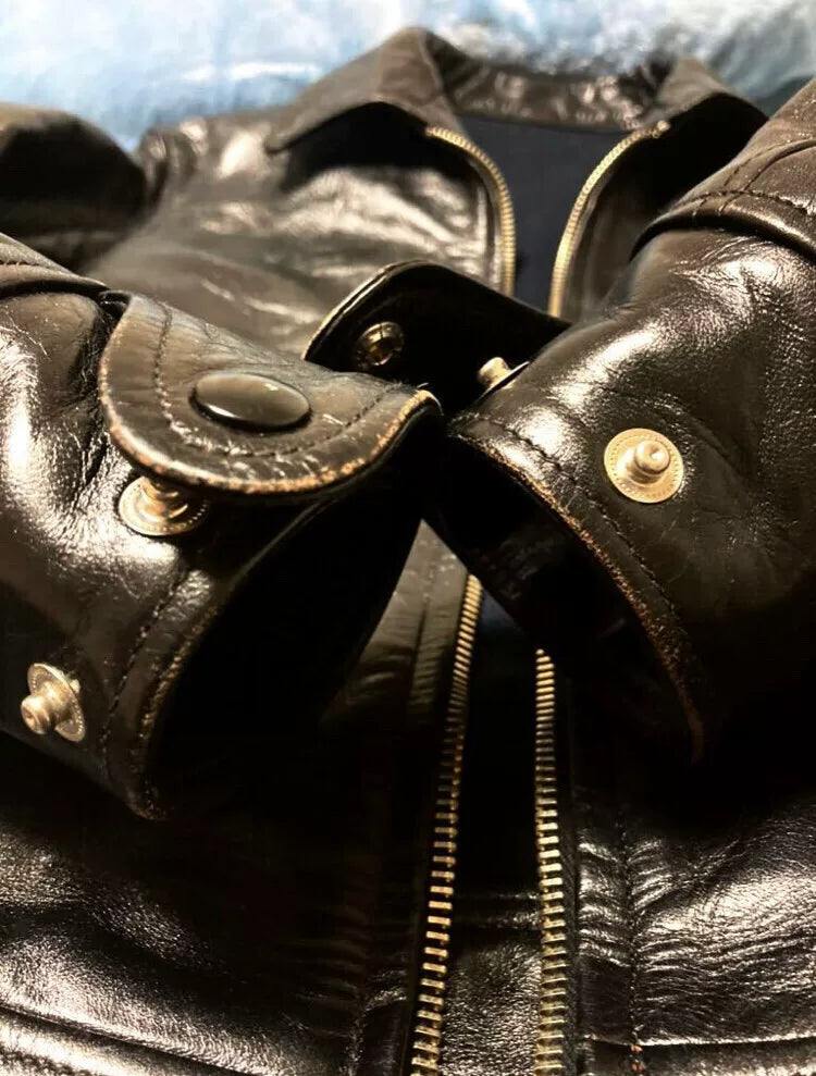 Freewheelers Black Leather Jacket