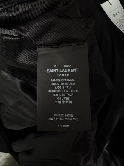Saint Laurent Wool Court Collar Coat