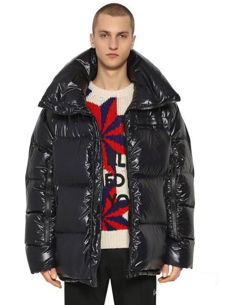 calvin klein oversized puffer jacket
