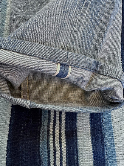 chimala straight-leg denim pants in light wash