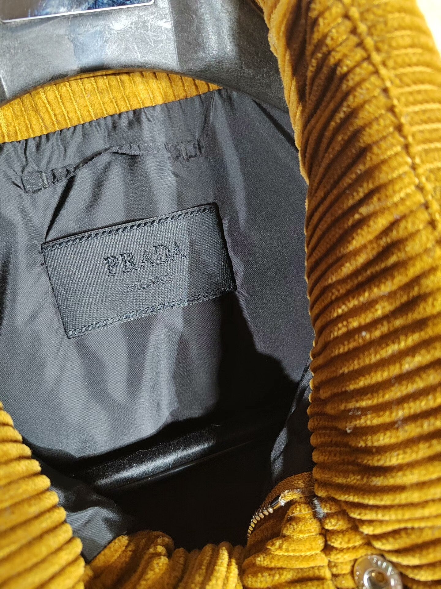 Prada Corduroy Puffer Vest Size M