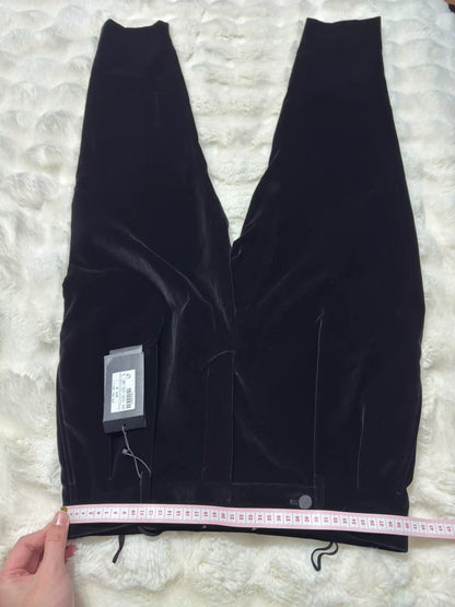 Saint Laurent Black Velvet Slim Pants