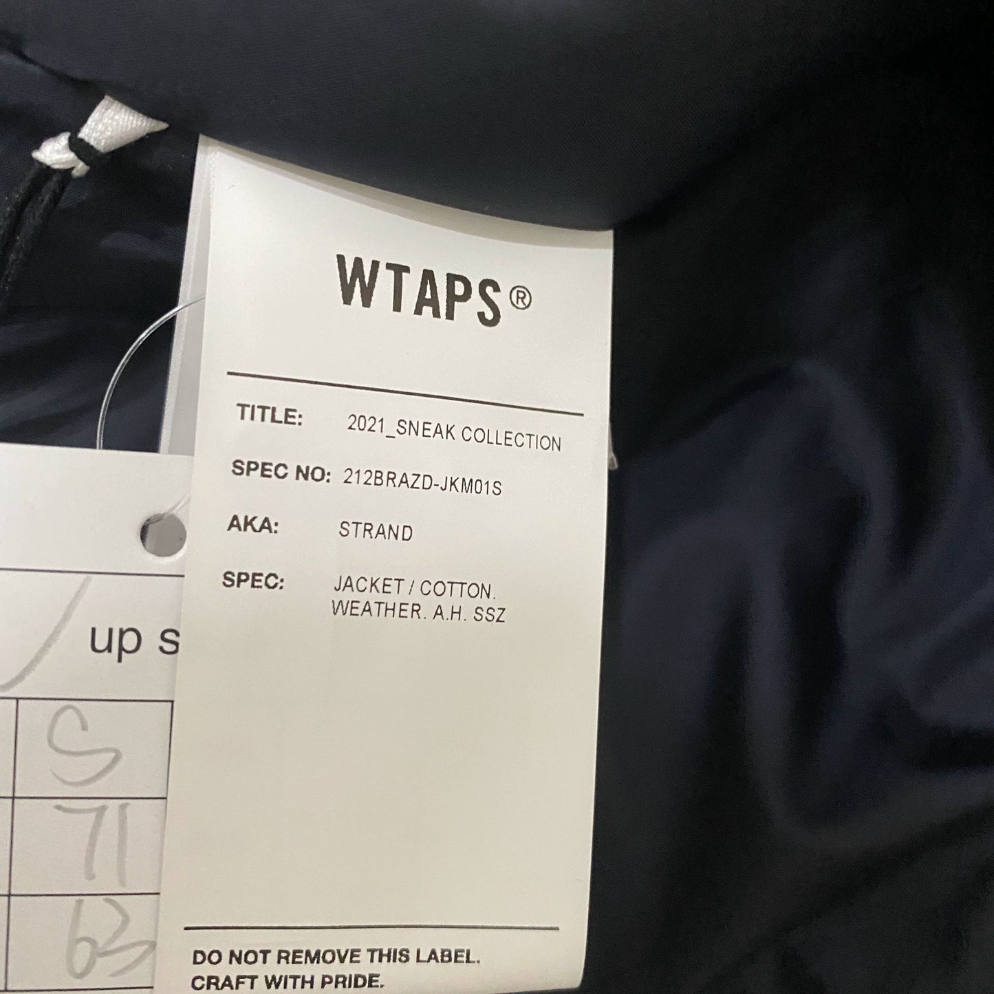 WTAPS A.H SSZ 21AW STRAND Collaboration