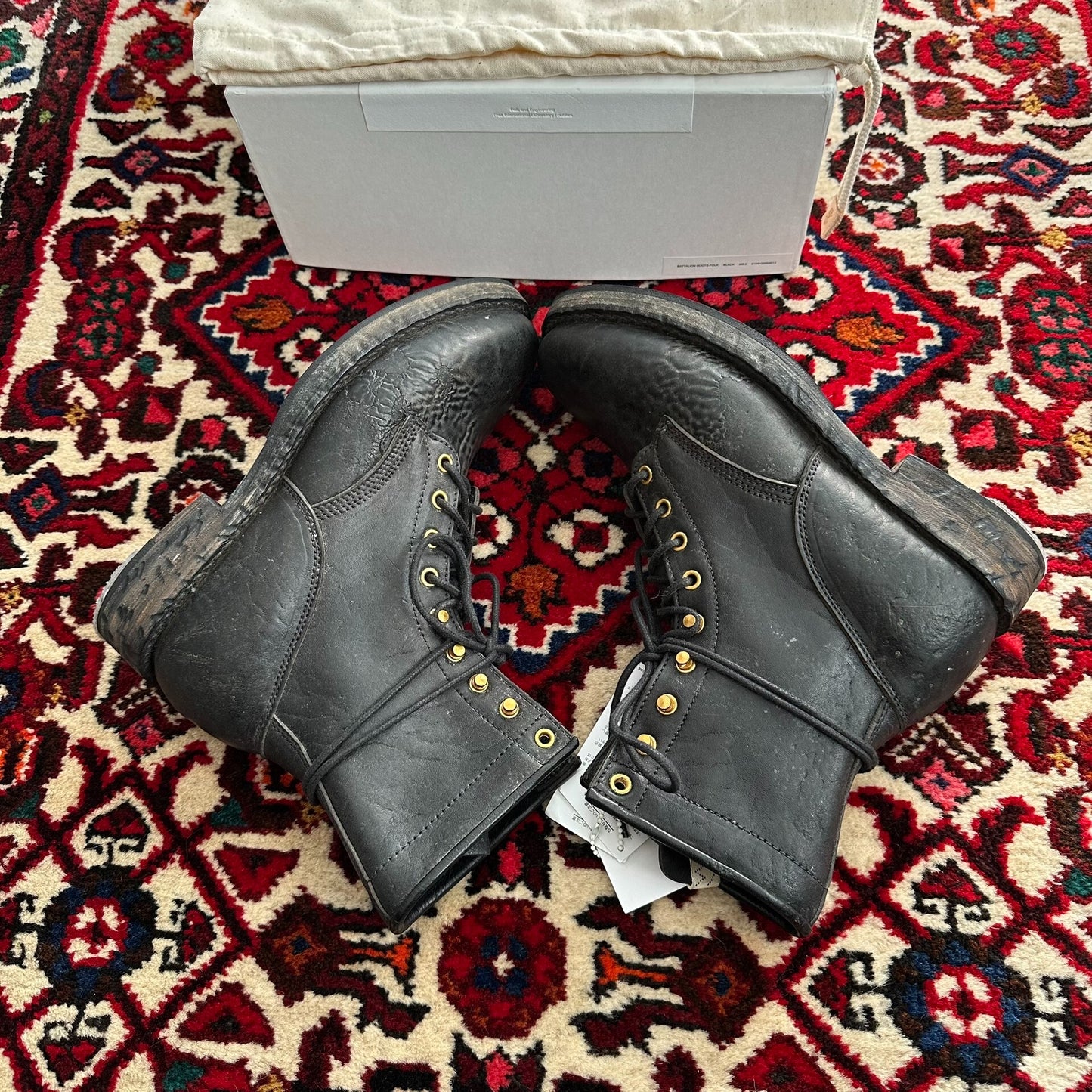 Visvim 24SS Battalion Boots Size 8.5