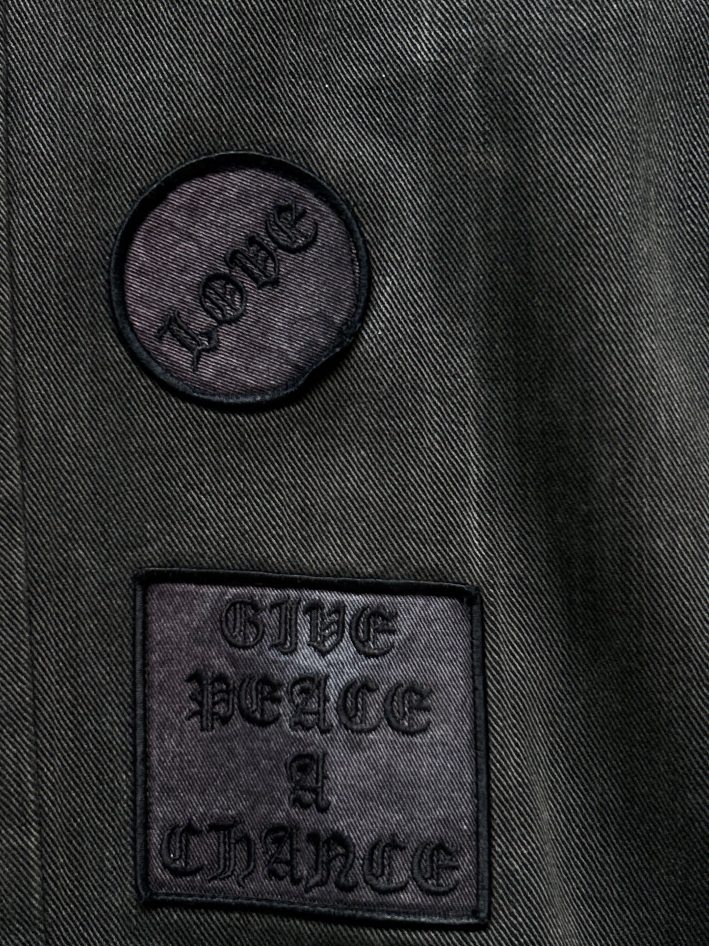 rebel patchwork denim pants by number nine